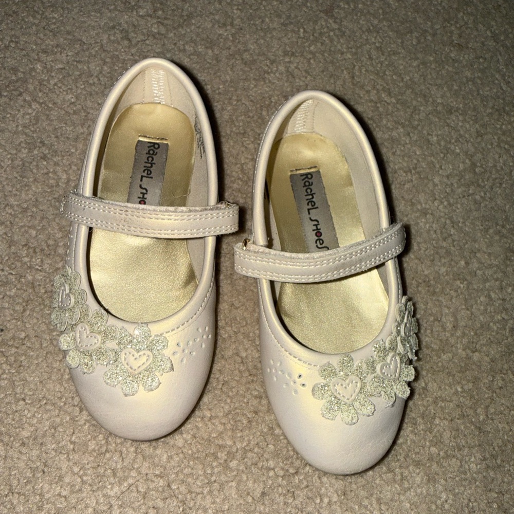 Rachel Shoes Ivory Kids Dress Shoes